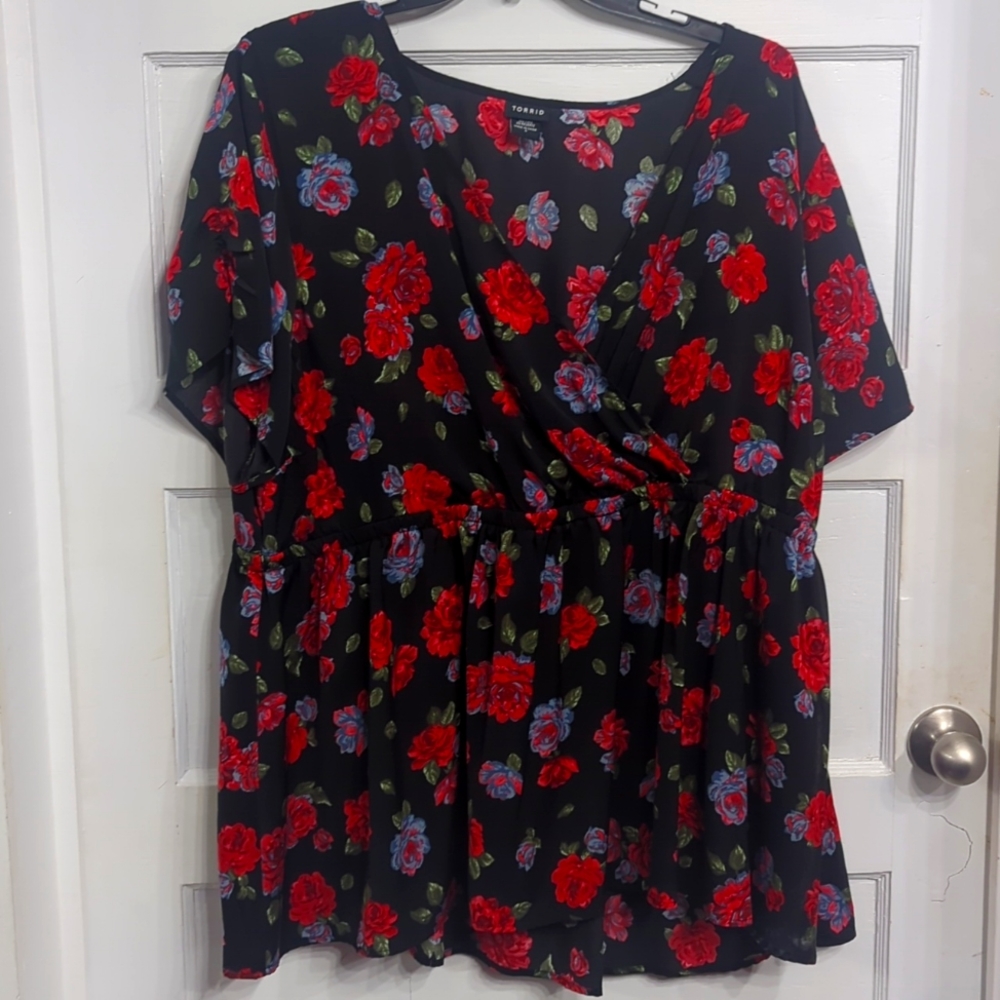 Torrid babydoll style top